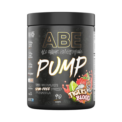 ABE - Pump Zero Stim PRE-WORKOUT (3 Flavours) 500g