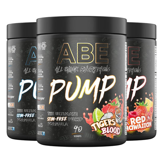 ABE - Pump Zero Stim PRE-WORKOUT (3 Flavours) 500g