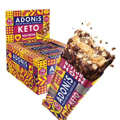 Adonis Keto Bar - Case of 16 (6 Flavours)
