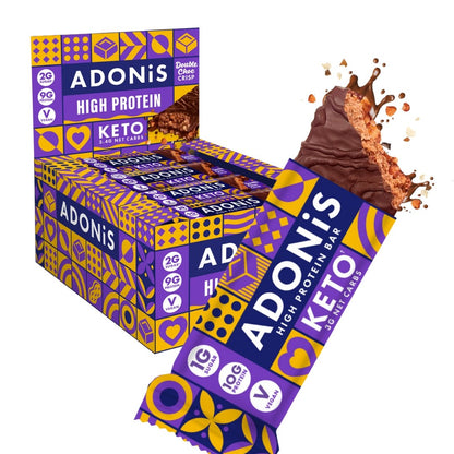 Adonis Keto Bar - Case of 16 (6 Flavours)