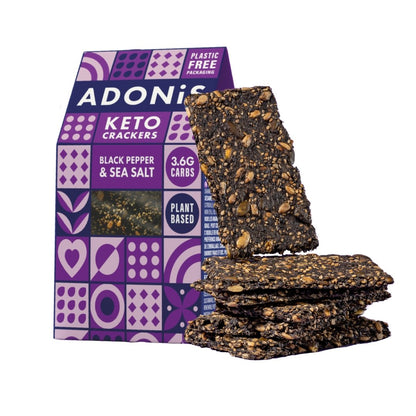 Adonis Keto Plant Based Crackers 60g - (2 Flavours)