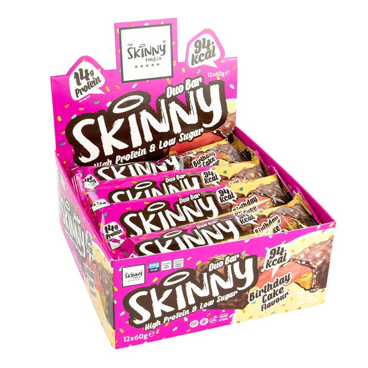 Birthday Cake Skinny High Protein Bar Case 12 x 60