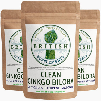 CLEAN Genuine Ginkgo Biloba Extract + Black Pepper + Cumin + Ginger