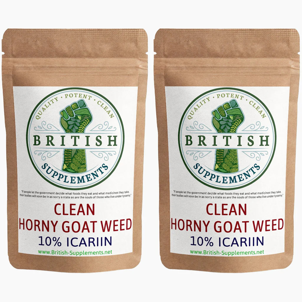 CLEAN HORNY GOAT WEED (EPIMEDIUM) 6,588MG (43.9MG ICARIIN) + 48.8MG UPTAKE BLEND PER SERVING (2 CAPSULES)