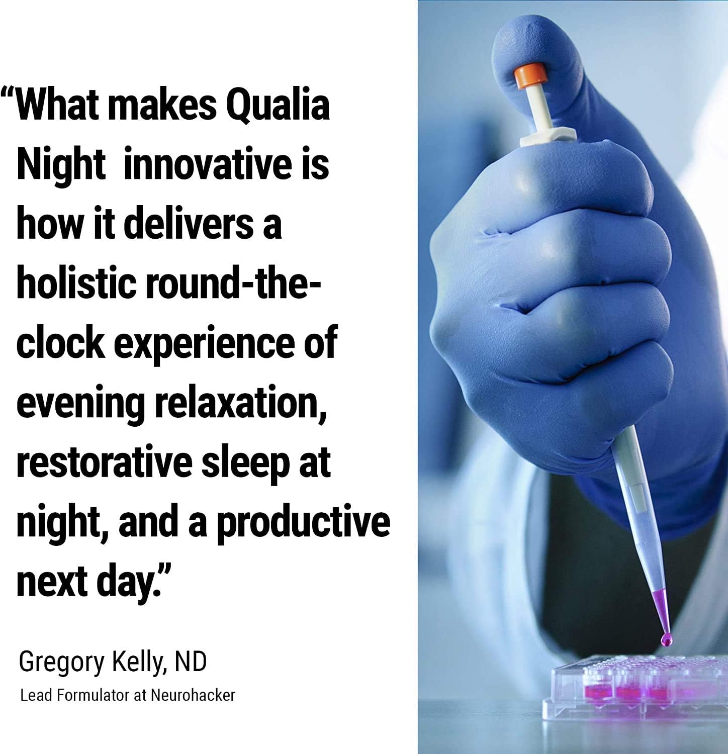 Qualia Night Sleep Aid | Non-Habit Forming | Science-Backed Supplement for Deep Refreshing Sleep | Melatonin-Free, Vegan, Non-Gmo, Gluten-Free
