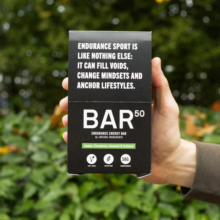 BAR50 Apple, Cinnamon, Caramel & Sultana Energy Bar x 12