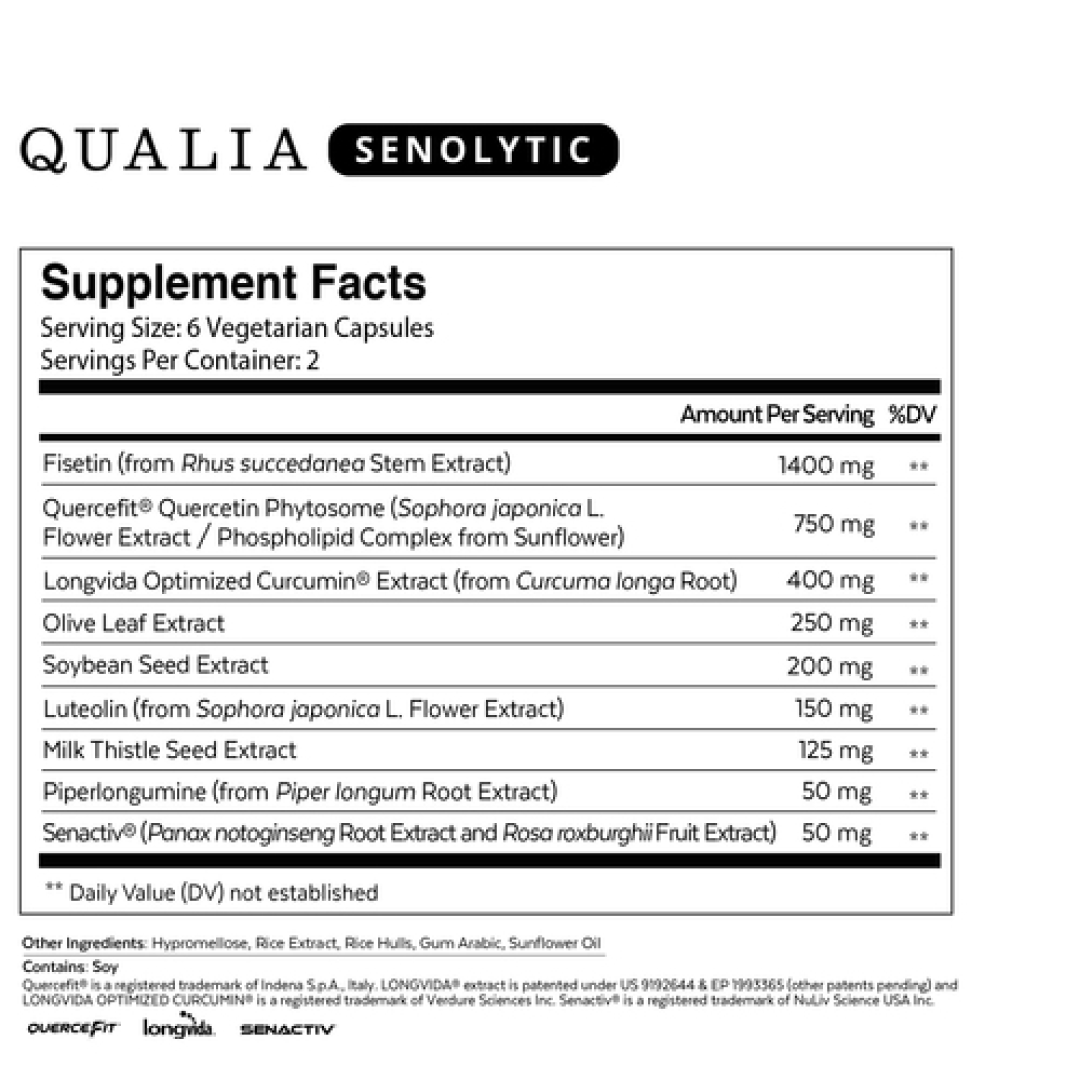 Qualia Senolytic X 12 caps