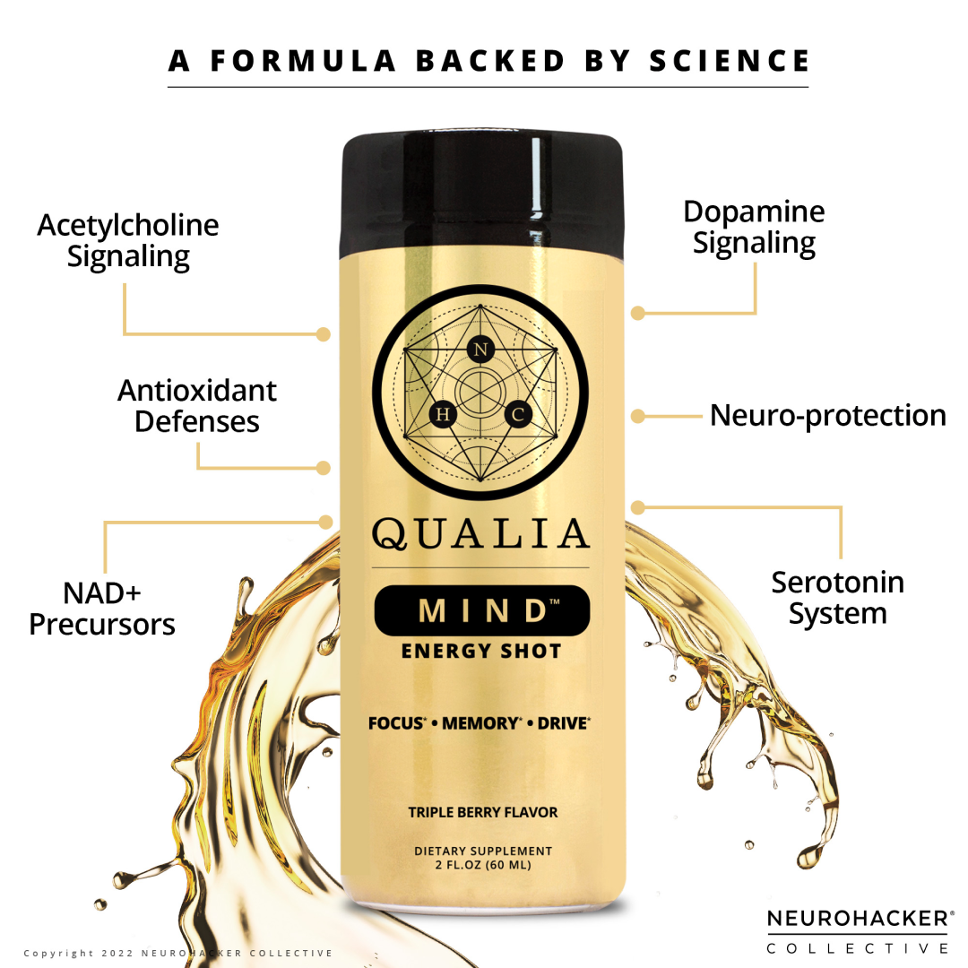 QUALIA MIND ENERGY SHOT THE ULTIMATE ENERGY SHOT 2-oz Bottles