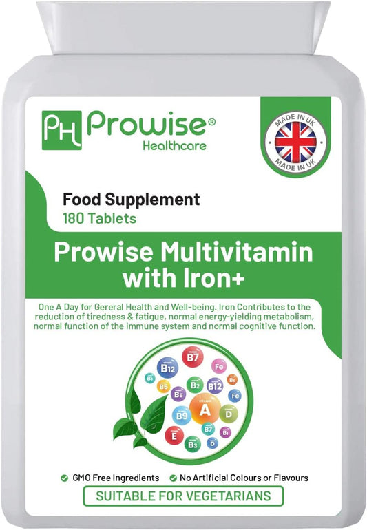 Multivits and Iron+ 180 Tablets by Prowise Healthcare