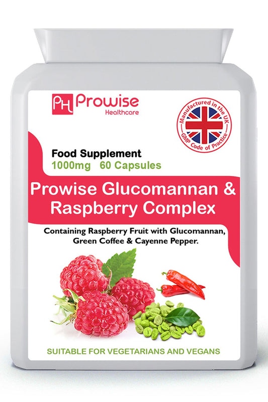 Glucomannon & Raspberry Complex - 60 Capsules by Prowise Healthcare